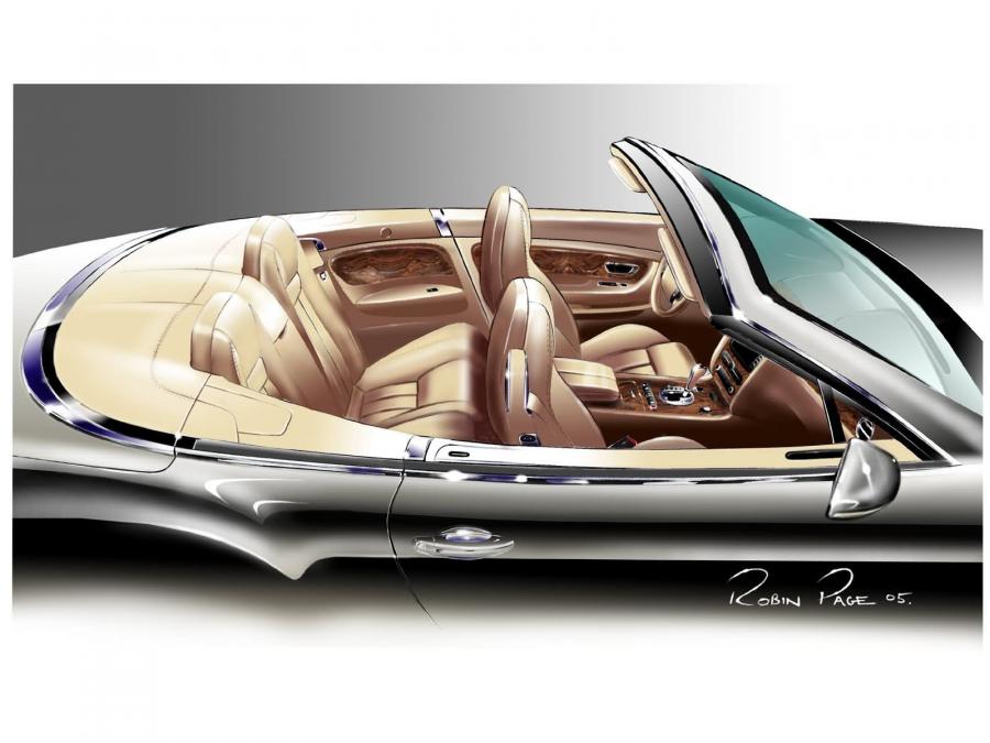 Эскиз Bentley Continental GTC 2006 года  (фото 14 из 34)